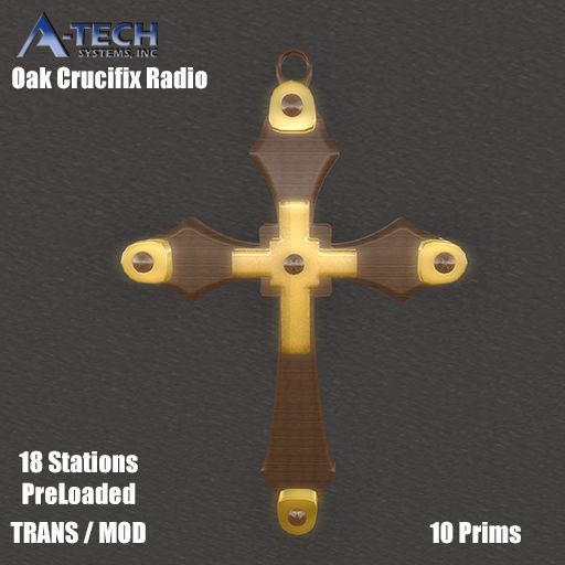 A-Tech - Oak Crucifix Radio