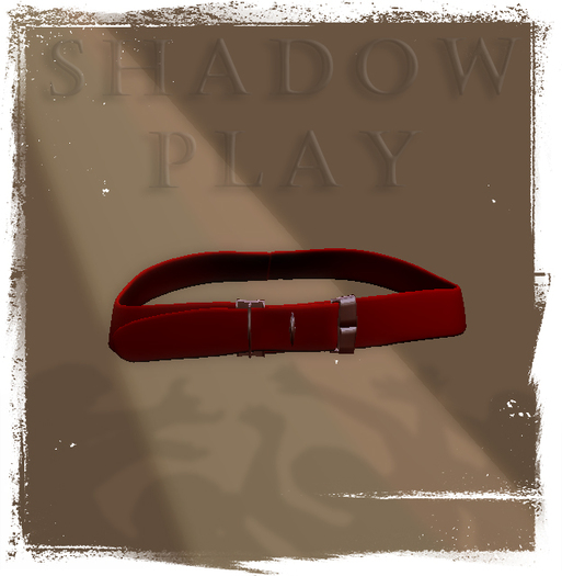 Shadow Play Designs - Belt 6.0 red
