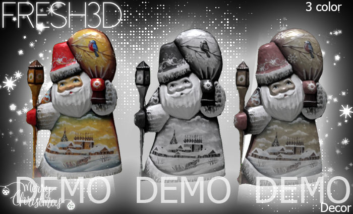 FRESH3D Stylized santa DEMO