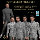 TURTLENECK PULLOVER MALE gray DEMO