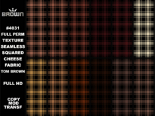4033 FULL PERM TEXTURE SEAMLESS SQUARED CHEESE FABRIC TOM BROWN