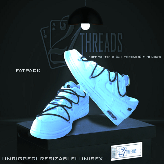 Second Life Marketplace - [21] ''Off White X 21 Threads Mini Dunks Fatpack
