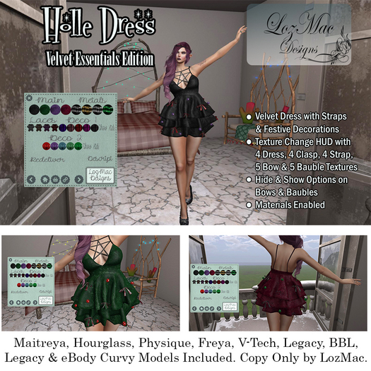 Holle Dress Velvet Essentials 