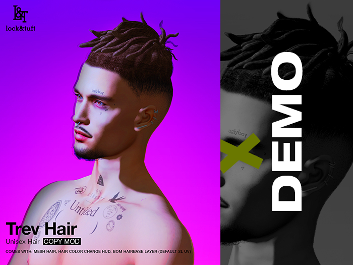lock&tuft - trev hair DEMO