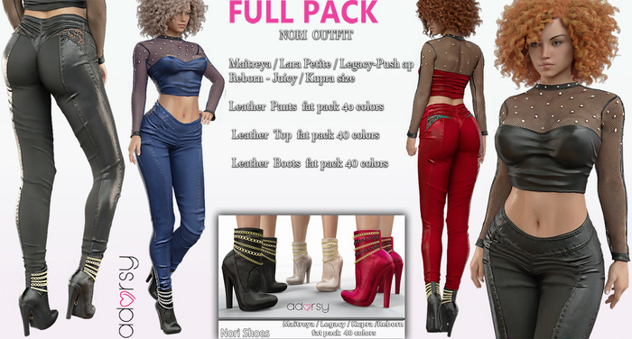 adorsy - Nori SET BUY ALL PACK - Maitreya/Legacy-Nerido/Lara Petite/Kupra/Reborn-Juicy-Juicy Rolls