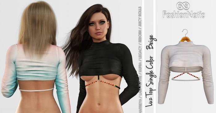 Luz Top Beige - Maitreya, Lara Petite, Kupra , Legacy, Nerido, Reborn, Juicy, Rolls - FashionNatic