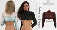 Luz Top Burgundy - Maitreya, Lara Petite, Kupra , Legacy, Nerido, Reborn, Juicy, Rolls - FashionNatic