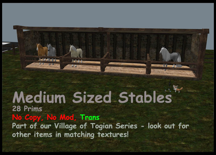 Medieval / Wooden Stable Medium