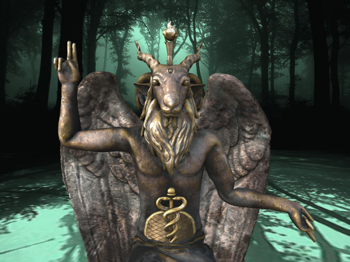 BOX ESTATUA BAFOMET SOLO  XXII