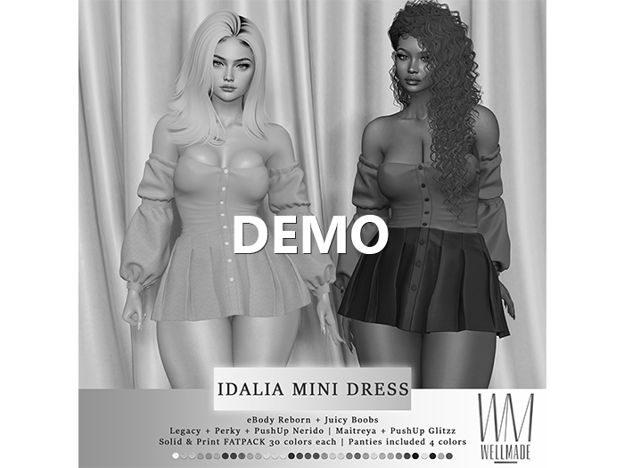 [WellMade] Idalia Mini Dress DEMO