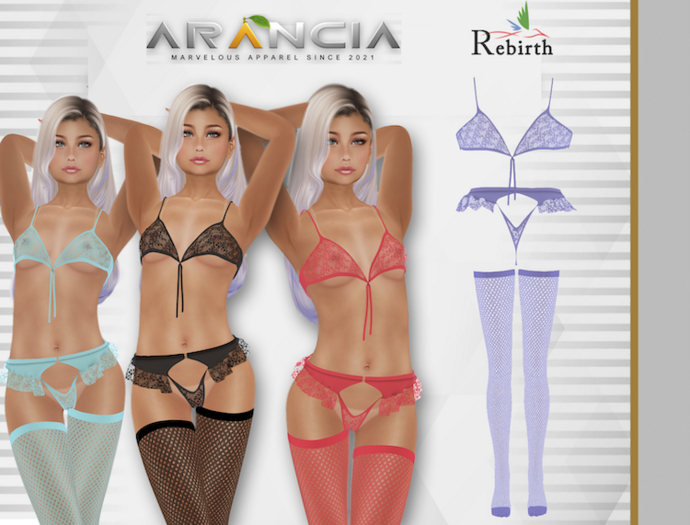 LINGERIE DESIRE PURPLE - REBIRTH
