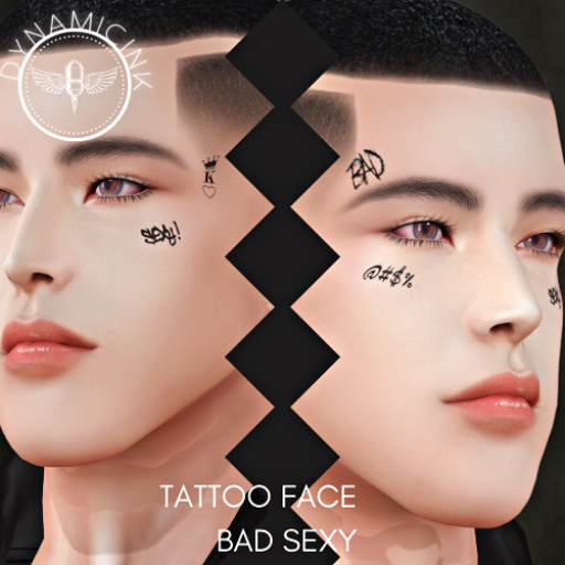Dynamic Ink-Tattoo-face-BAD SEXY