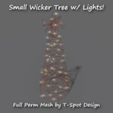 T-Spot Mesh - Small Wicker Tree w/ Lights - FP - LI=2.0