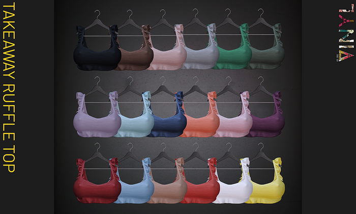 VINYL - Takeaway Ruffle Top Pak Fatpak