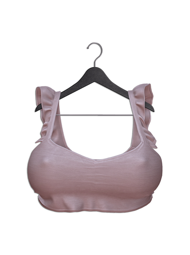 VINYL - Takeaway Ruffle Top Pak Cream