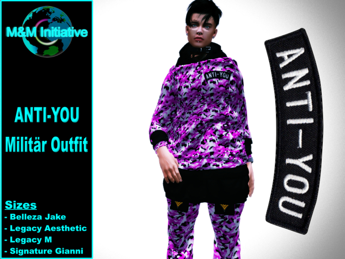 M&M Initiative - Delivery Hud - ANIT-YOU Outfit - Pink