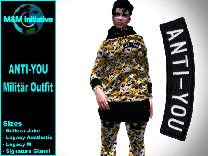 M&M Initiative - Delivery Hud - ANIT-YOU  Outfit - Orange