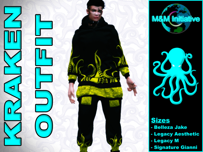 M&M Initiative - Delivery Hud - Kraken Outfit - Yellow