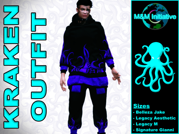 M&M Initiative - Delivery Hud - Kraken Outfit - Purple