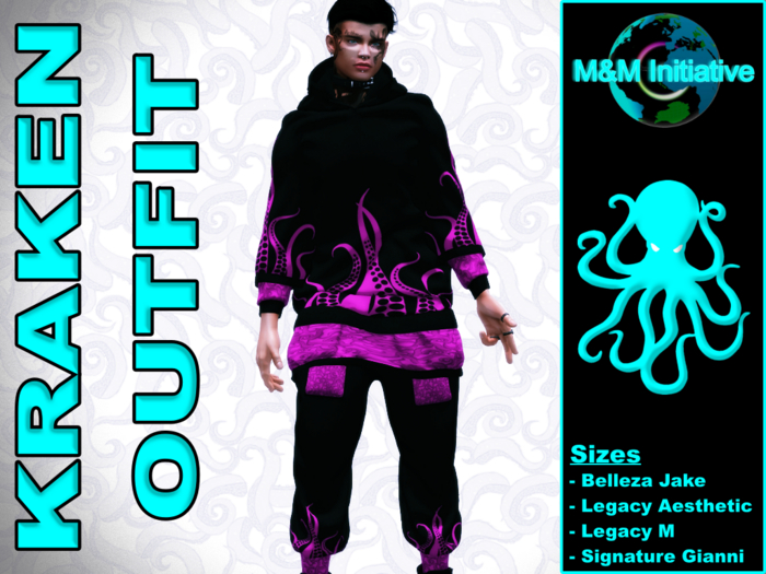 M&M Initiative - Delivery Hud - Kraken Outfit - Pink