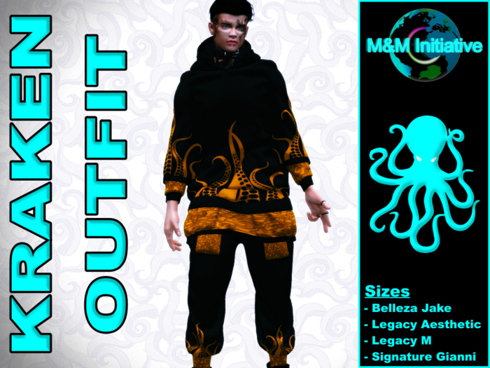 M&M Initiative - Delivery Hud - Kraken Outfit - Orange