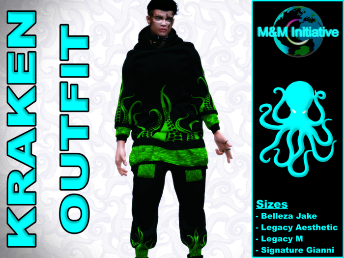 M&M Initiative - Delivery Hud - Kraken Outfit - Green
