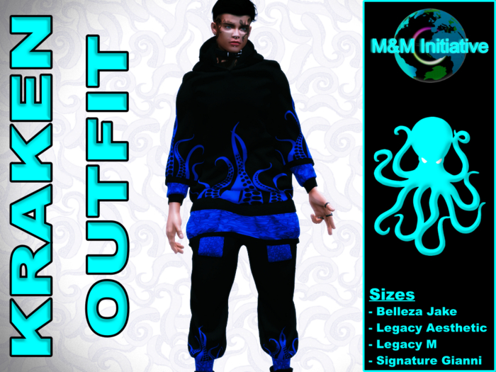 M&M Initiative - Delivery Hud - Kraken Outfit - Blue