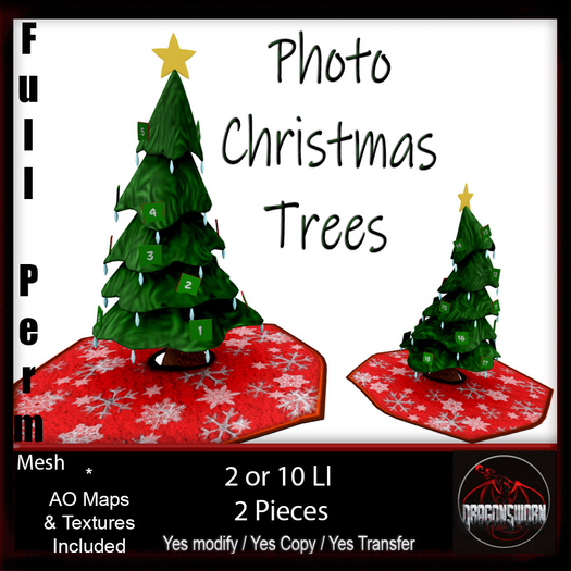 Full Perm Photo Christmas Trees