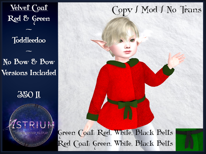 Astrium - Velvet Christmas Coats - TD