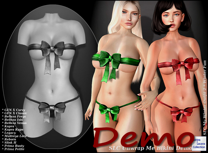SLC Unwrap Me Bikini Demo