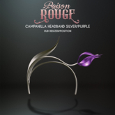 POISON ROUGE Campanilla Headband - Silver/Purple
