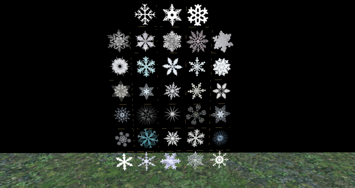 SnowFlake textures
