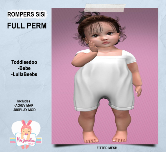*MB* Full perm Rompers Sisi (TD,BBT,LB)