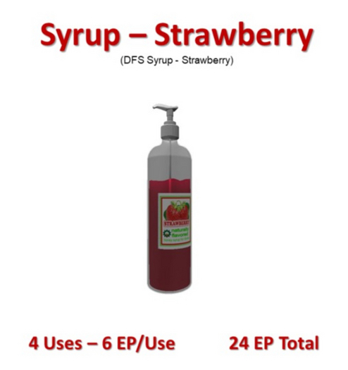 DFS Syrup - Strawberry * ITEM