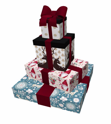 Chrishtmas Gift Box Display - Large - Manhatten Christmas