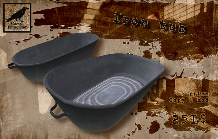 Iron tub