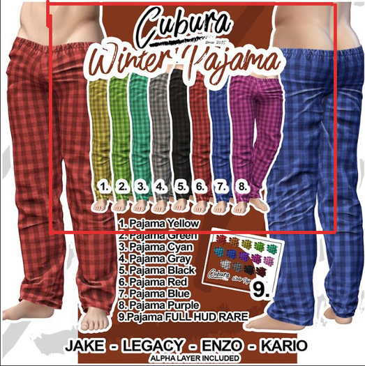 9.Cubura Winter Pajama RARE ENZO & hud
