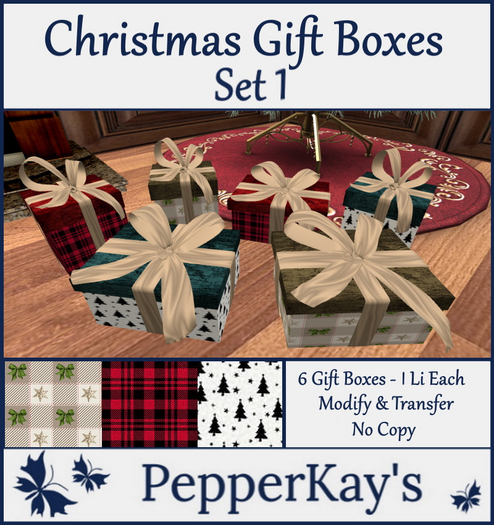 Christmas Gift Boxes - Set 1