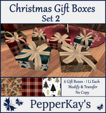 Christmas Gift Boxes - Set 2