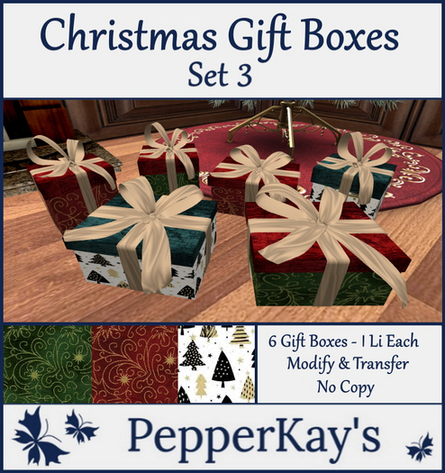 Christmas Gift Boxes - Set 3