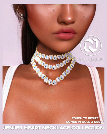 Nov-Jenjer Heart Necklace (FATPACK)