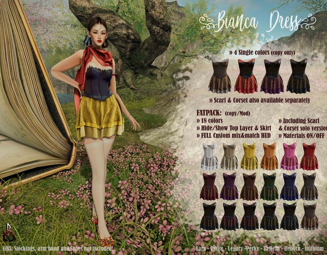 //R3D// Dress Bianca - FATPACK