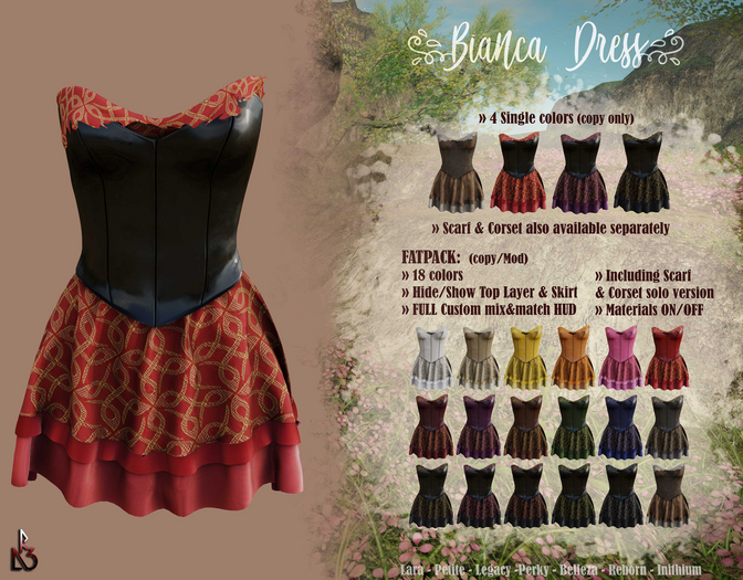 //R3D// Dress Bianca - Red