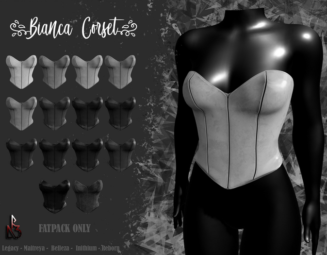 //R3D// Corset Bianca DEMO