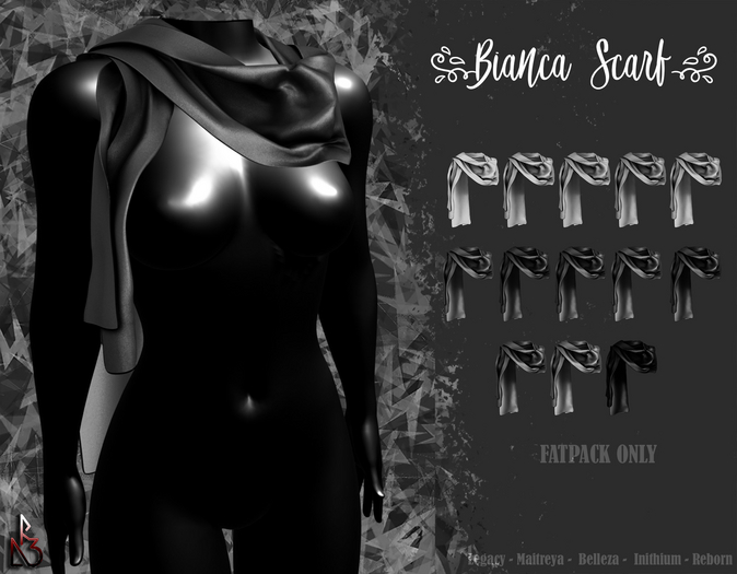 //R3D// Scarf Bianca DEMO