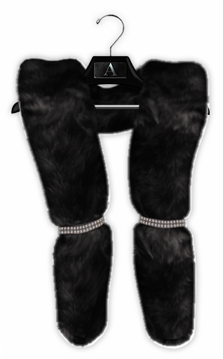 .:Avanti:. Nairah Fur Stole - Black