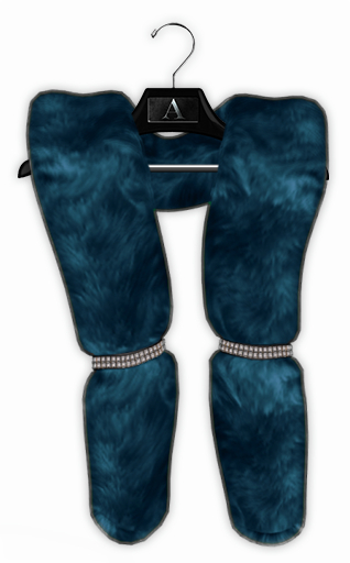 .:Avanti:. Nairah Fur Stole - Teal