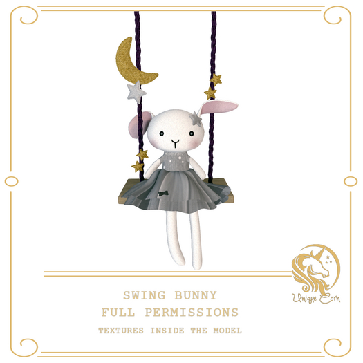 Full Perm Swing Bunny Doll