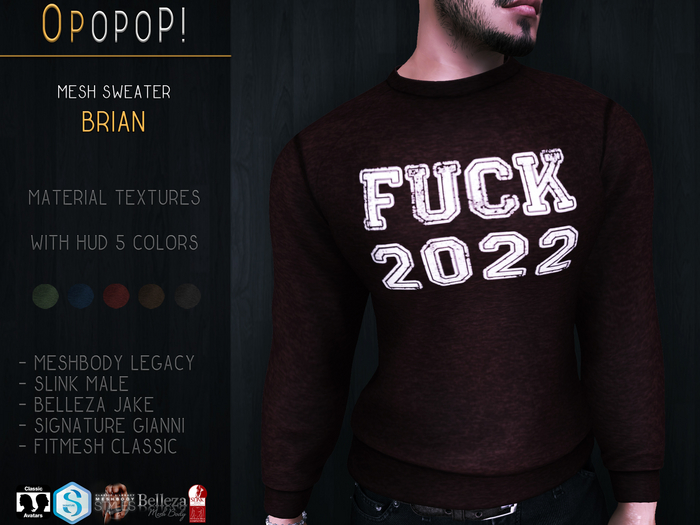 OPOPOP ! Mesh Sweater BRIAN V#3