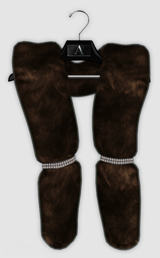 .:Avanti:. Nairah Fur Stole - Dark Brown